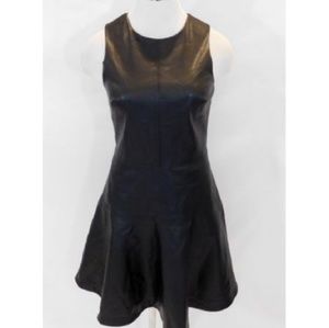 Banana Republic faux leather dress